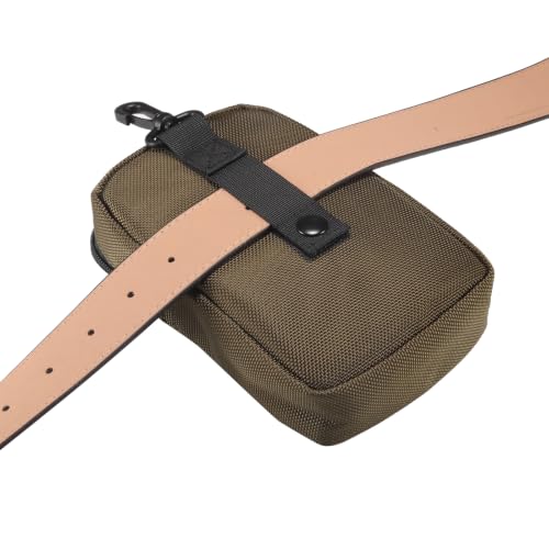 Multi-Functional Cell Phone Belt Holster, Water Repellent Nylon Crossbody Waist Bag Fits 7.2 Inch Phones, 4 Ways Wear Shoulder Hand Wrist Carry Pouch for Outdoor Travel Hiking(Green) - color: Green