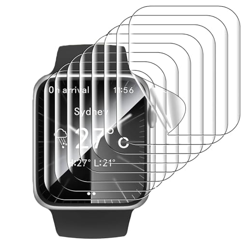 5Pcs Hydrogel Screen Protector for Apple Watch Series 11, 10/11, 10 Aluminum 46mm Smartwatch Soft HD Clear TPU Film Touch Sensitive, Self-Healing, Anti-Scratch, Ultra-Thin, Easy Installation