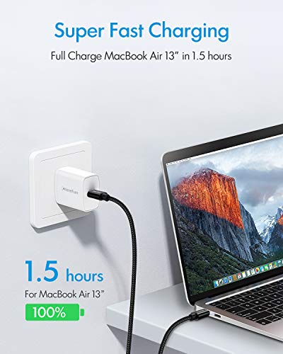 CLEEFUN USB C to USB C Cable 3ft, 5-Pack C to C Cable Fast Charging 60W - color: Black, size: 3ft+3ft+3ft+3ft+3ft