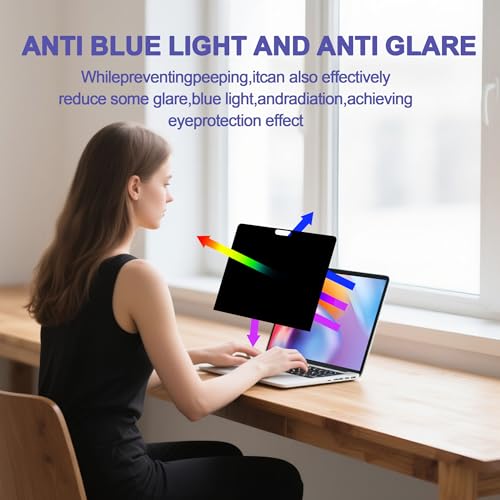 360° Privacy Screen Protector Compatible for MacBook Air 13''(2018-2021,M1) - color: MacBook Pro 13 Inch (2016-2022, M1,M2)