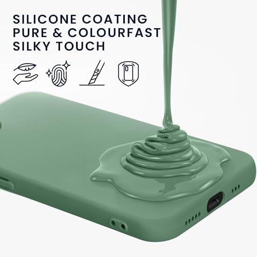 kwmobile Case Compatible with Apple iPhone 17e / iPhone 16e Case - Slim Protective TPU Silicone Phone Cover - Pottery Green - color: Pottery Green, size: iPhone 17e / iPhone 16e