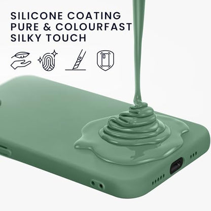 kwmobile Case Compatible with Apple iPhone 17e / iPhone 16e Case - Slim Protective TPU Silicone Phone Cover - Pottery Green - color: Pottery Green, size: iPhone 17e / iPhone 16e