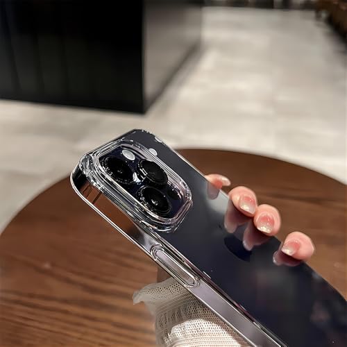 Designed for iPhone Case,Premium Sleek Crystal Clear,Anti-Yellowing Anti-Scratch Full Body Protection,Hard PC Transparent Ultra Slim Thin Shockproof Phone Case (iPhone 16 Pro,Clear) - size: iPhone 16 Pro
