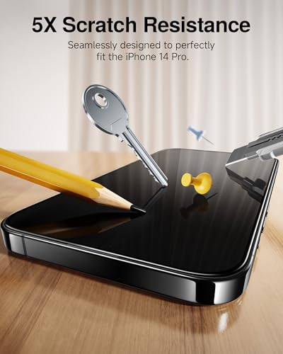 SMARTDEVIL 2 Pack for iPhone 14 Pro Privacy Screen Protector