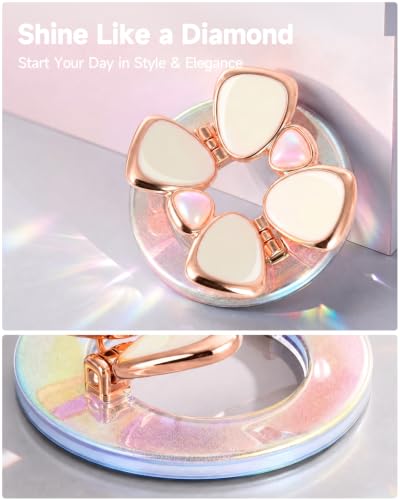 [2026 All-New] for MagSafe Clover Phone Grip, Glitter White - color: White Clover