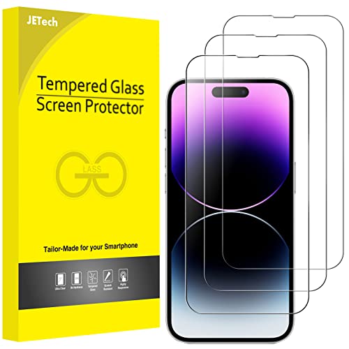 JETech Screen Protector for iPhone 14 Pro, 3-Pack - size: iPhone 14 Pro