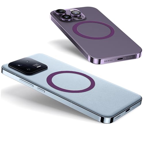TENOC Universal Metal Ring Sticker, 3Pcs, Purple - color: Purple