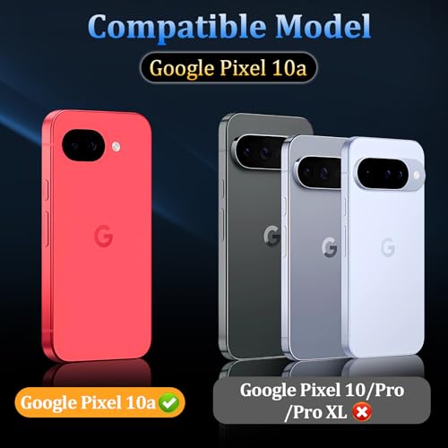 3 Pack Tempered Glass Camera Lens Protector for Google Pixel 10a - size: Google Pixel 10a
