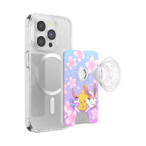 PopSockets Phone Wallet for MagSafe with Grip- Sakura Dreams - color: Sakura Dreams, style: MagSafe