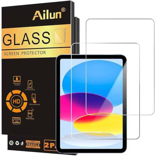 Ailun 2Pack Screen Protector for iPad A16 2025 11th 11"/10th Gen 2022 10.9"