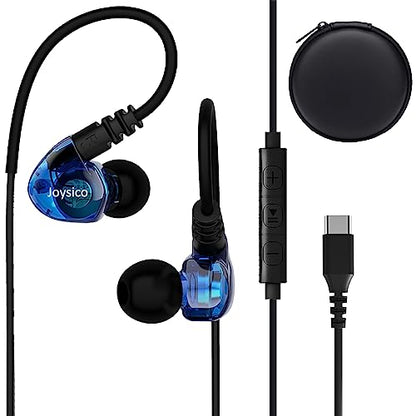 USB C Headphones Earbuds Wired for iPhone 15 16 17 Air, iPad Samsung Google
