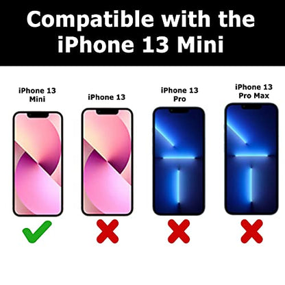 BodyGuardz Spyglass 2 Screen Protector for The iPhone 13 Mini, 2 Way Privacy Technology, Premium Tempered Glass with Edge-to-edge Coverage