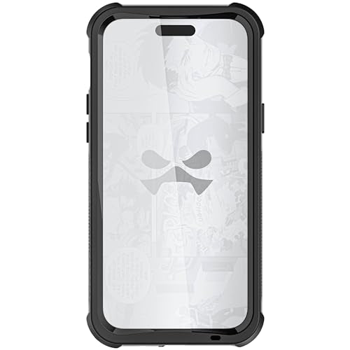 Ghostek Nautical Waterproof Apple iPhone 15 Plus Case with Holster Belt Clip - Screen & Camera Protector, MagSafe Compatible, Rugged Heavy Duty (6.7 Inch, Clear) - color: Clear, size: iPhone 15 Plus