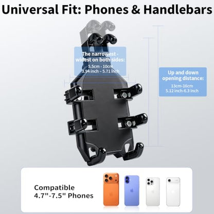 ZNH Bike Phone Holder for Bike, Bicycle Phone Mount