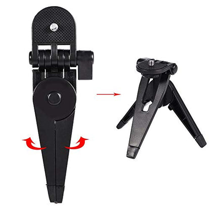 Tripod for Camera, M1/4-20 Thread, Folding Size 156 x 17mm, Height 90mm