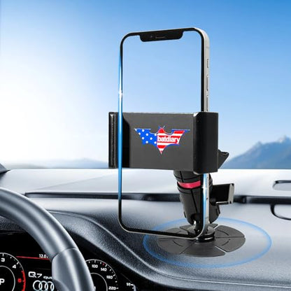 2026 Upgraded Car Phone Mount, 780° Adjustable Magnetic Anti-Slip Mat-Black - size: Mat-Black