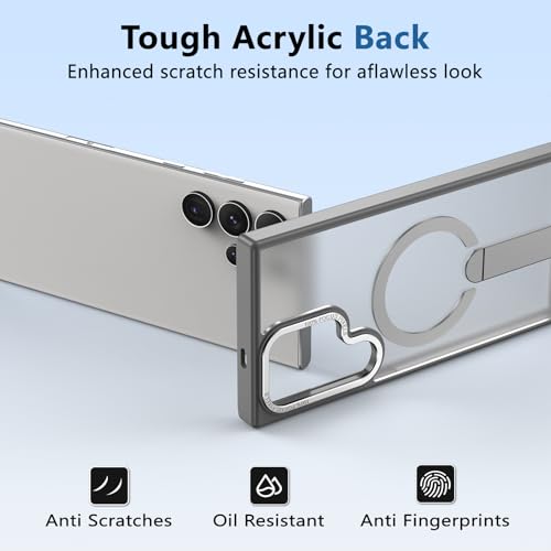 for Samsung Galaxy-S23-Ultra Case, Slim Fit & Matte, Gray - color: Gray, size: Galaxy S23 Ultra 6.8"