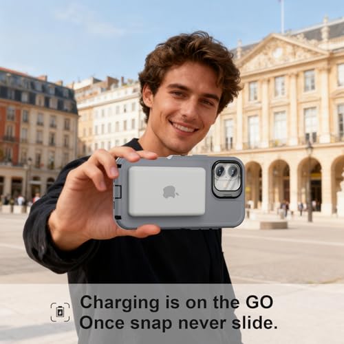 Follaroma for iPhone 16 Case with Magnetic,Heavy Duty Case,6.1'', Grey - color: Grey, size: iPhone 16 6.1''