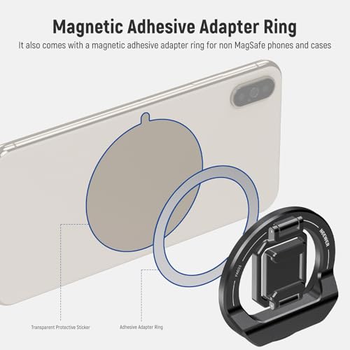 NEEWER Foldable Continuity Camera Mount with Cold Shoe for MagSafe iPhone 15 Pro Max 14 13 12 MacBook Air 13" M1, MacBook Air 2018-2020, MacBook Pro 13" M1/M2, MacBook Pro 13" 2017-2020, PA031 - style: PA031