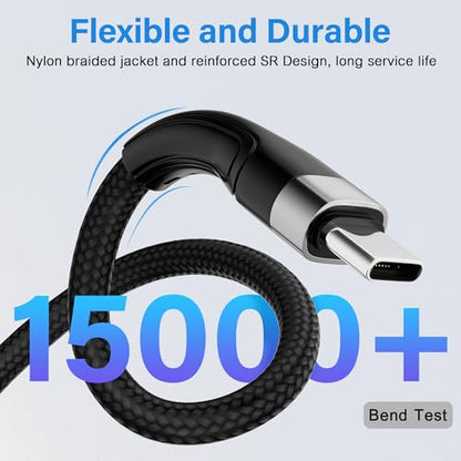 USB C Cable (0.6ft/7.2inch, 20 Pack), USB A to USB Cord, 3A Fast Charging - size: 0.6FT, style: 20-Pack