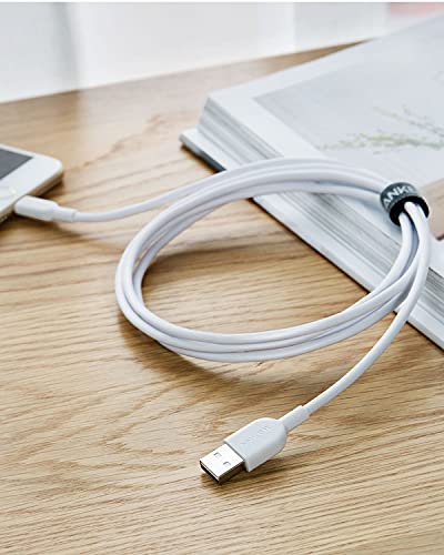 Anker Powerline II Lightning Cable, MFi-Certified (6 ft, White) - color: White, size: 6 ft