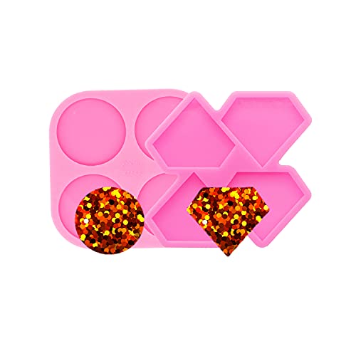Super Glossy Resin Mold Phone Grip Epoxy Molds, Silicone Molds for Badge Reel DIY Telephone Stands Design (YMDY0533+DY1126) - color: YMDY0533+DY1126