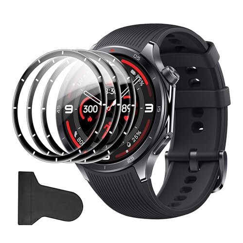 Compatible for OnePlus Watch 3 43mm screen protector, Anti-Scratch 3D Full Screen Coverage flim, Case Friendly, HD Ultra, 3 PACK - size: Watch 3 43mm