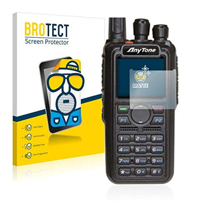 2X BROTECT Matte Screen Protector for Anytone AT-D868UV, Matte, Anti-Glare, Anti-Scratch