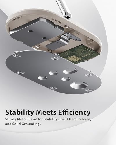 3 in 1 Wireless Charging Station for Apple Devices with MagSafe - color: Warm Gray, size: Included adapter