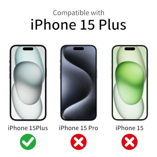 3 Pack Privacy Screen Protector for iPhone 15 Plus/16 Plus/15 Pro Max, 9H Hardness Double Shatterproof Anti-Spy Tempered Glass Film, Easy Installation - size: iPhone 15 Plus/16 Plus/15 Pro Max