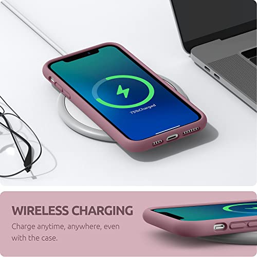 SURPHY Compatible with iPhone 11 Pro Max Case 6.5 inches, Thickened Liquid Silicone Phone Case (with Microfiber Lining) for iPhone 11 Pro Max 2019, Lilac Purple - color: Lilac Purple