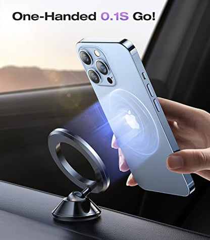 VICSEED Ultra Mini for MagSafe Car Mount Magnetic Phone Holder for Dash - color: Violet-blue Gradient