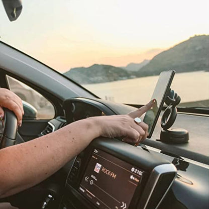 PopSockets Car Phone Mount, Vent Mount, Black - Black - color: Black, style: Dash/Desk Mount