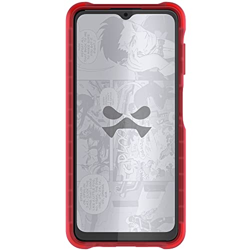Ghostek COVERT Red Galaxy A13 5G Case Clear Hard Back Shockproof Protective Phone Cover Premium Slim Thin Lightweight Design Heavy Duty Designed for 2021 Samsung A13 5G (6.5inch) (Red-Limited Edition) - color: Red [Limited], size: Galaxy A13 5G