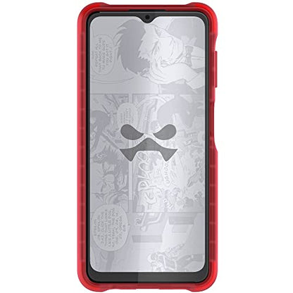 Ghostek COVERT Red Galaxy A13 5G Case Clear Hard Back Shockproof Protective Phone Cover Premium Slim Thin Lightweight Design Heavy Duty Designed for 2021 Samsung A13 5G (6.5inch) (Red-Limited Edition) - color: Red [Limited], size: Galaxy A13 5G