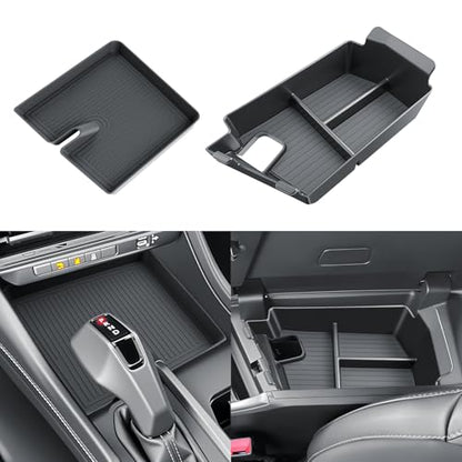 SKTU 2Pack for 2024-2027 Dodge Charger Center Console Organizer Console Mat - color: 2Pack for Charger Center & Armrest