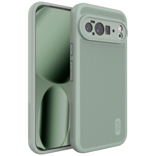 TUDIA MergeGrip [Military Grade] Cases for Google Pixel 10 Pro XL (2025), [Drop Tested] Dual-Layer Shockproof Rugged Slim Anti-Slip Heavy Duty Protective Phone Case Pixel Pro 10 XL Cover – Green Lily - color: Green Lily, size: Pixel 10 Pro XL