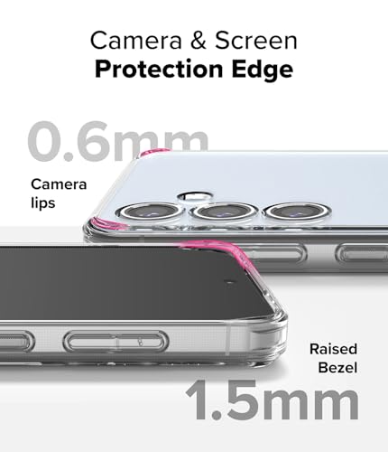 Ringke for Samsung Galaxy S24 FE Case [Fusion Matte Clear] | Oil & Dirt Resistant, Anti-Fingerprint Technology Prevents Oily Smudges, Frosted Coating Feels Velvety Soft - size: Galaxy S24 FE