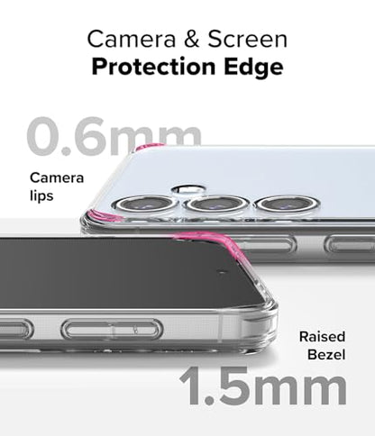 Ringke for Samsung Galaxy S24 FE Case [Fusion Matte Clear] | Oil & Dirt Resistant, Anti-Fingerprint Technology Prevents Oily Smudges, Frosted Coating Feels Velvety Soft - size: Galaxy S24 FE