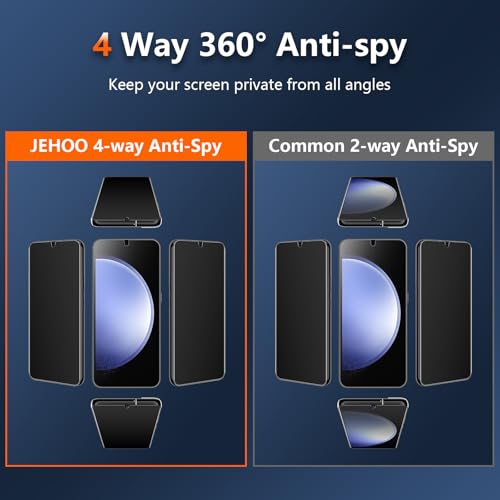 4 Way Matte Privacy Screen Protector for Samsung Galaxy S23 - size: Galaxy S23