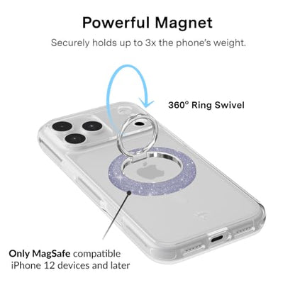 VELVET CAVIAR Compatible with MagSafe Phone Grip - color: Lilac Stardust