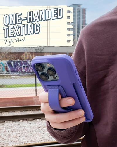 Smartish Phone Grip Loop with Kickstand, Prop Tart, Adhesive Strap, Checker - color: Checkerboard