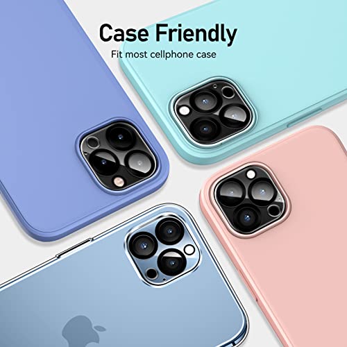 ivoler Camera Lens Protector for iPhone 13 Pro Max 6.7"/13 Pro 6.1", 4 Pack - size: iPhone 13 Pro Max 6.7”/13 Pro 6.1”