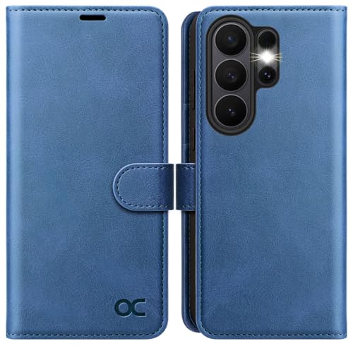 OCASE for Samsung Galaxy S26 Ultra Wallet Case, Card Holder, Light Blue | RFID Blocking, Kickstand, Magnetic Closure, PU Leather Flip Folio, Shockproof TPU Shell, Protective Phone Cover (6.9") 2026 - color: Light Blue, size: Samsung Galaxy S26 Ultra