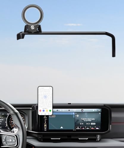 Car Phone Holder for Jeep Wrangler/4xe/Gladiator 2024 2025 2026 Accessories - size: for Wrangler/4xe/Gladiator 2024-2026(12.3" screen)