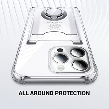 Shields Up for iPhone 14 Pro Max Case with Card Holder Stand, 6.7", Clear - color: Clear, size: iPhone 14 Pro Max