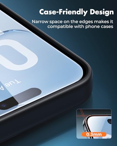 UNBREAKcable 4-Pack iPhone Air Screen Protector, 9H Hardness | 9H tempered glass | 99.99% HD clarity | Double Shatterproof|alignment frame easy install | case-friendly - size: iPhone Air