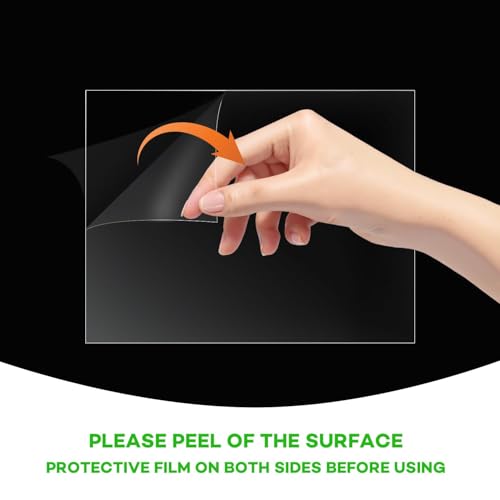 VOISEN 2 Pack Plexiglass Sheets 1/8 Inch Thick, 24"X36" Plexi Glass Panel - size: 24"x36", 1/8" Thick