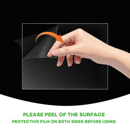 VOISEN 2 Pack Plexiglass Sheets 1/8 Inch Thick, 12"X24" Plexi Glass Panel - size: 12"x24", 1/8" Thick