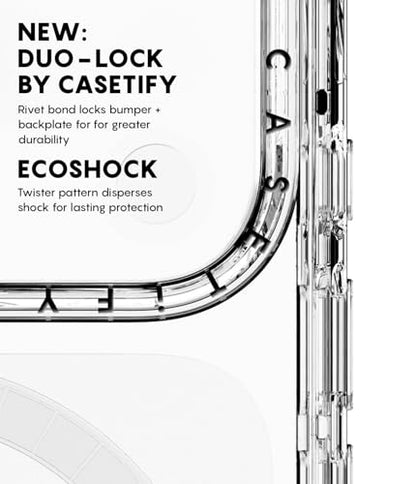 CASETiFY for iPhone 17 Case - Compact Compatible with MagSafe | Slim and Sleek | 4ft. 2x Military Grade Drop Protection | AF DREAM FLWRS | Black - color: 009. AF DREAM FLWRS, size: Iphone 17